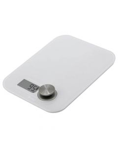 Digital batteryless kitchen scale, Emos, 1gr - 5 kg max, g, oz, lb, kg, 1.4x19.1x24.6 cm