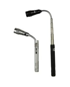 Elektrik dore, fleksibël, 3xLED, alumin, LR44, 17.2-57 cm