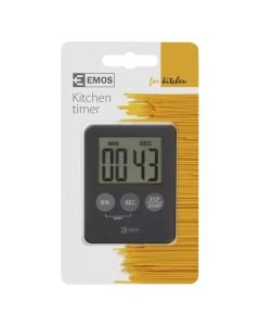 Kitchen timer, Emos, 59 sec - 99 min, 1xLR1130, 7x5.5x0.7 cm