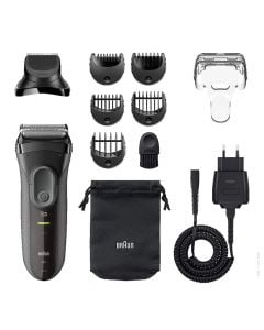 Foil shaver, Braun, S3, NiMH, 45 min operating time , 1 hr charging time