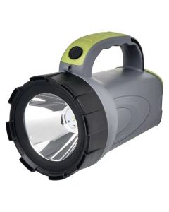 LED Rechargeable lantern, LED, 300 lm, d=370 m, 3.7V/2400 mAh, 16.2x10x14 cm, plastic, charging time 4.5 hr, 24-30 h, 527 g