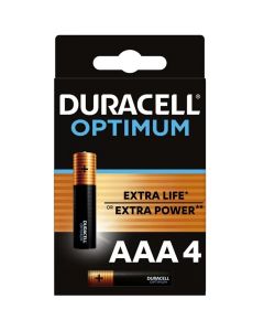 Bateri, Duracell Optimum, 4xAAA