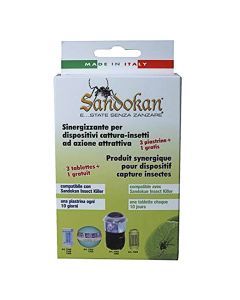 Bait for electric devices against mosquitoes Mosquit, Sandokan, 3 pcs/blister