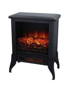 Electric Heater, Alpina Verona, 3D flame effect, 1800-2000 W, 22 m², H46xW38xD23 cm
