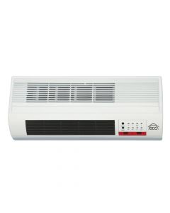 Electric heater, DCG, wall-mounted, 2000 W, ceramic, with remote control, timer, H11.5x51.5x20.5 cm