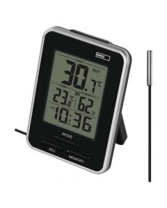 Digital Thermometer, Emos, 0 °C to +50 °C indoor, -40 °C to +50 °C outdoor, 1xAAA, 2.3x7.6x10.7, cm