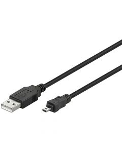 USB 2.0 cable, Grundig, mini USB, male-male, 1 m