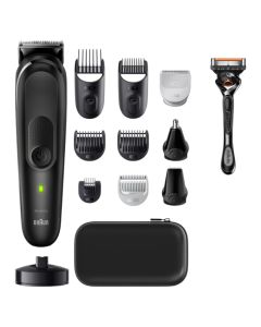 Trimmer, Braun, 12 in 1, 3-21 mm, 100 min, 1 hour, Li-Ion