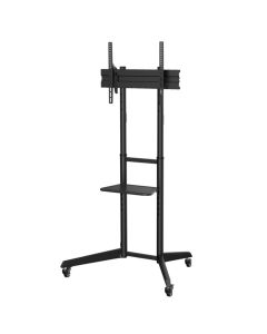 Mbajtës/transportues TV, 37″- 70″, 50 kg, me rrota, +5° ~ -12°, VESA: 100×100, 200×100, 200×200, 300×200, 400×200, 300×300, 400×300, 400×400, 600×400, H166.5 cm