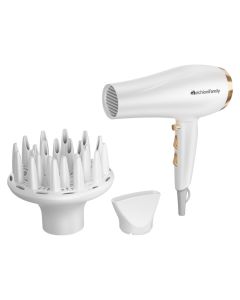 Hair dryer, Melchioni, 2200 W, 2 speeds, 3 temperature settings, 220 – 240 V