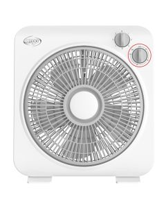 Argo Box Fan, 50 W, Ø25 cm, 3 speed, 34x27xH45 cm