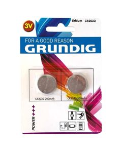 Bateri, Grundig, CR2032, 2 cop, Lithium