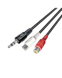 Audio cable, Grundig, 3.5 mm RCA, 2 m