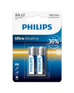Battery, Philips, AA/LR6, Ultra Alkaline, 2 pcs/pack