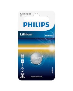 Bateri, Philips, CR1616, Lithium, 3 V