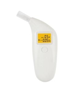 Digital alcohol tester, MKC, LCD display, 0.00% - 0.20% (0 - 1.9g/L) +/- 0.02%, 2 x AAA 1.5V