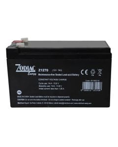 Bateri e rikarikueshme, ZODIAC, 7 Ah, 12 V, Faston 4.8 mm