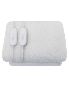 Electric blanket, Melchioni, 120 W, 160x140 cm, synthetic wool and polyester