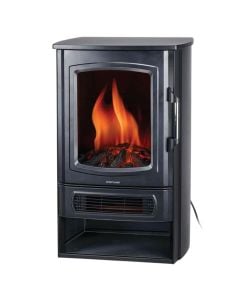 Electric heater, Alpina, Helsinki, with 3D flame effect, 1000-2000 W, 15-20 m², H74xW44.5xD32.1 cm