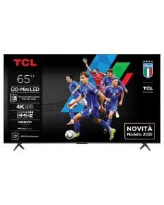 Televizor MINILED, TCL, 65", 4K Ultra HD, 144 Hz, Smart Google TV, DVB-T2CS2