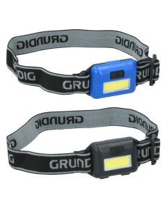 Headlight, Grundig, 2 W, 80 lm, 6x4x1.7 cm
