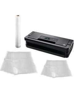 Vacuum packaging machine, Macom, 110 W, 24 Lt/ min, 92 Kpa, 40x18x11.5 cm