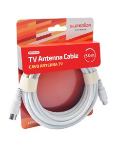 TV Antenna Cable 5m White