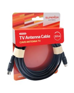 TV Antenna Cable, Superior, 3m, Black