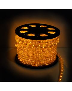 Drita dekorative në forme tubi, (të verdha)