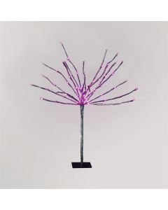 Albero 72 LED Viola con base