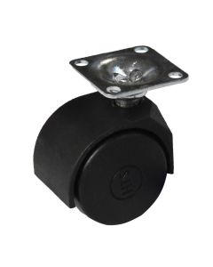 Rotary wheel, without brake, metalic/plastic, Ø  30