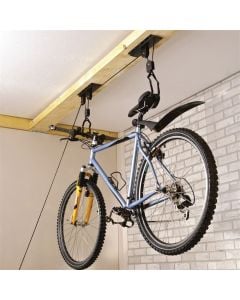 Bicycle clamp stand, Velano, PGR1, 20 kg, with grip on the ceiling