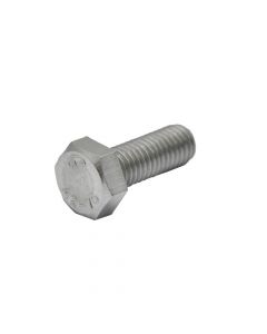 Stainless steel bolt, M8x20 mm, DIN933 AISI304 A2, Bag 20