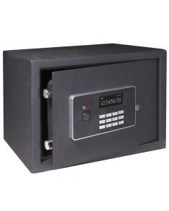 Metal safe, BTV Vision, with electronic and mechanical control,25x24x34 cm