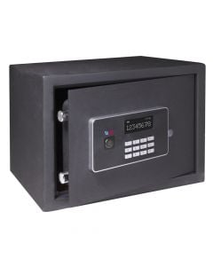 Metal safe, BTV Vision, with electronic and mechanical control,30x29x37 cm