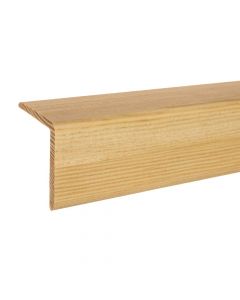 Profil druri, pishe, këndore e jashtëme, 45 x 45mm x 210cm