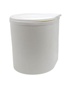 Kitchen bin, white plastic