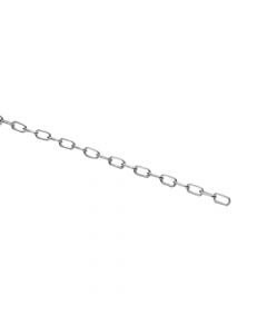Genovese chain nickel plated, 1,3mm, 25mts