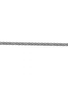 Steel wire rope D5mm, aisi 316 / A4 DIN 3053 stainless steel
