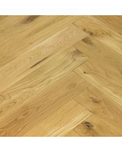 Solid wood flooring Oak, Markant grade, L&R, fishbone, 600x100x20mm, 1-box=0.960m2