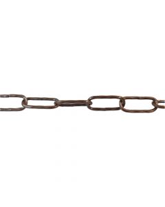 Decorative chain, bronzed Ø2mm, reel 40ml