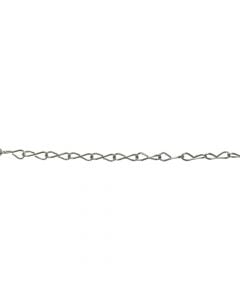 Decorative chain, zinch Ø2mm, reel 20ml