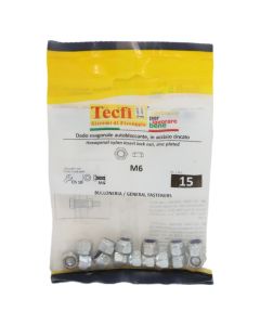 Dado hegzagonale me frenim, DIN 982 , M6mm , Bag 15