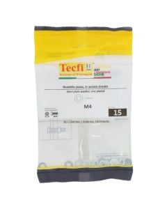 Rondele e sheshte e zinkuar, M4x9x0,8mm , Bag 15
