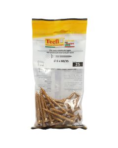 Vida druri koke trox e verdhe, Ø6x60/35mm , Bag 25