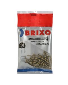 Wood screws Brixo galvanized 3x30 mm 50pc/pack
