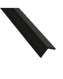 Profile L-shaped, PVC black, 10 x 10 mm , 2000 mm