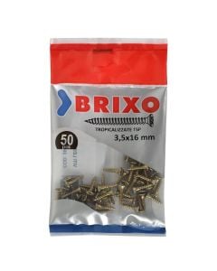 Wood screws Brixo galvanized 3,5x16 mm 50pc/pack