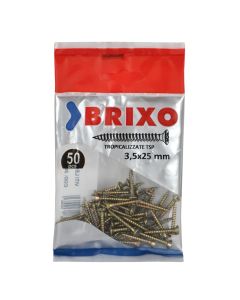 Wood screws Brixo galvanized 3,5x25 mm 50pc/pack
