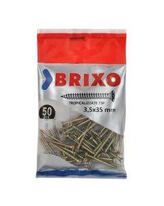 Wood screws Brixo galvanized 3,5x35 mm 50pc/pack